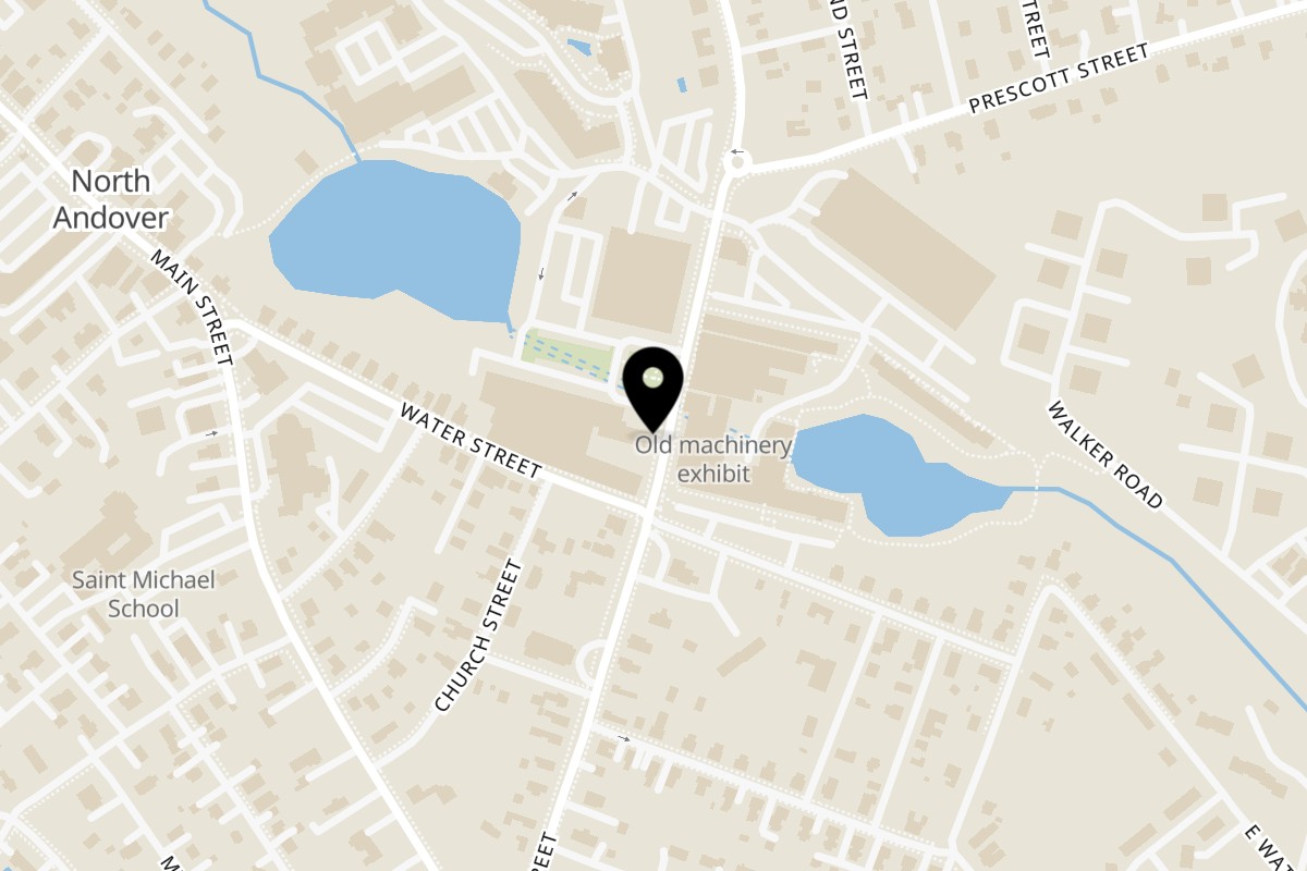 Map showing the location of Taste Buds Kitchen Boston – North Andover on 14 High St in North Andover
